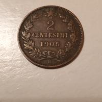 2 CENTESIMI 1905 REGNO D'ITALIA