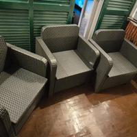 SEDIE/POLTRONE DA GIARDINO/VERANDA