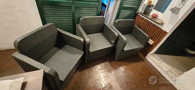 SEDIE/POLTRONE DA GIARDINO/VERANDA