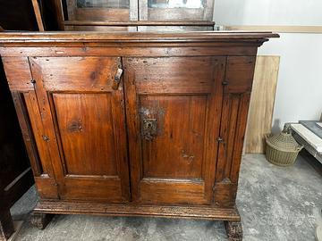 Antica madia legbo massello