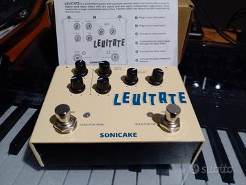 Pedale Sonicake doppio effetto reverb e delay