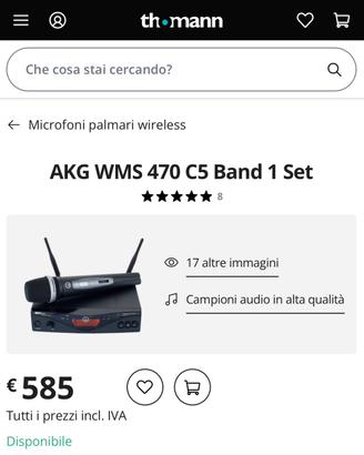 MICROFONO AKG