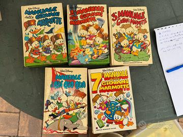 5 Manuali fumetto Giovani Marmotte