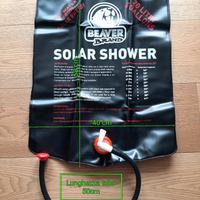 Doccia solare da campeggio Beaver Brand 20 litri