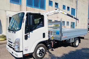 Isuzu m27 + gru p2300L e CASSONE FISSO
