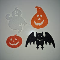 Halloween?? Set di 4 pz decorazioni