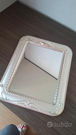 Specchio con cornice in Argento 925 ARDE – Pari al