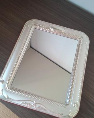 Specchio con cornice in Argento 925 ARDE – Pari al