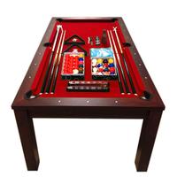 Tavolo da biliardo 7ft diventa tavolo Vulcan Red