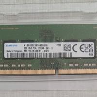 RAM SAMSUNG 8GB DDR4 per Notebook
