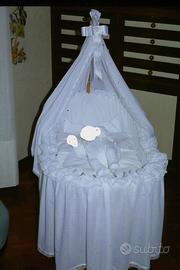 Culla Neonato in Vimini