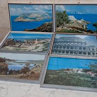 QUESTI 6 QUADRI CON CORNICE E VETRO €20 TUTTI