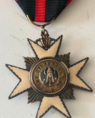 Croce ordine san silvestro