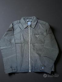 Prada Giacca Nera Nylon Re-Nylon taglia L