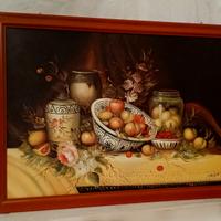 Quadro con natura morta 77 x h58