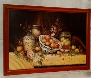 Quadro con natura morta 77 x h58