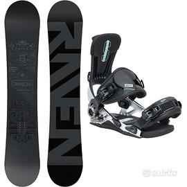 SET SNOWBOARD 159 E ATTACCHI FASTEC MOUNTAIN L XL