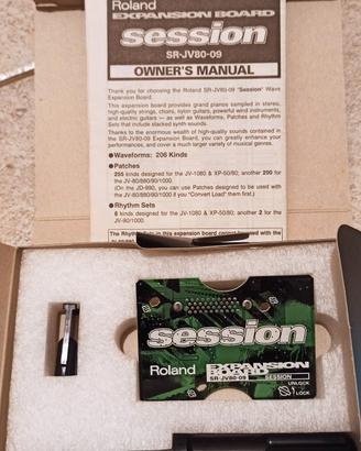 Scheda Roland SR-JV80-09 "Session"