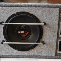 Subwoofer e amplificatore impact 