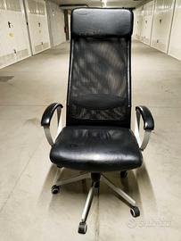 Sedia da ufficio IKEAMARKUS in pelle