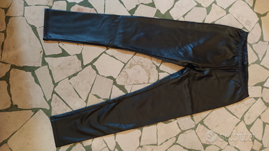 Pantaloni bambina simil pelle