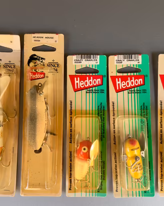 Esche spinning Heddon Vintage Originali Anni '80