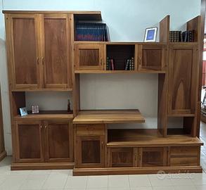 Libreria in noce nazionale