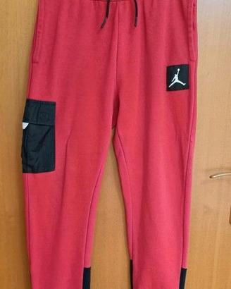 pantalone tuta rosso e nero Nike Jordan/ /ragazzo