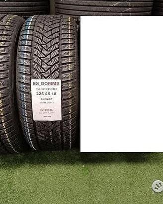 2 gomme 225 45 18 DUNLOP RIF566