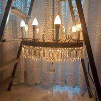 lampadario stile impero restaurato