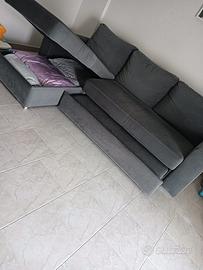 Divano letto con chaise longue