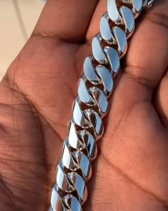 CATENA fatta a mano Argento sterling 925  puro