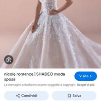 abito da sposa Nicole romance 