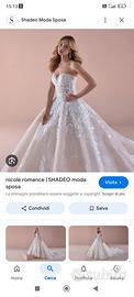 abito da sposa Nicole romance 