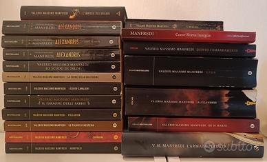Valerio Massimo Manfredi vari romanzi 