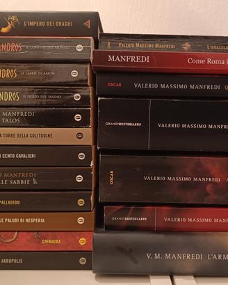 Valerio Massimo Manfredi vari romanzi 