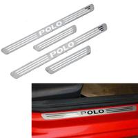 Battitacco polo kit 4 pezzi acciaio listelli