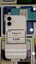 IPHONE 16 256GB bianco