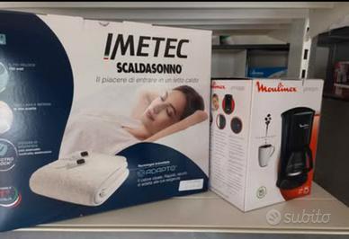 scaldasonno matrimoniale Imetec e caffettiera 