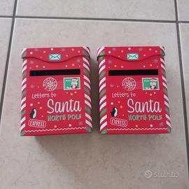 coppia salvadanai in latta altezza 16cm