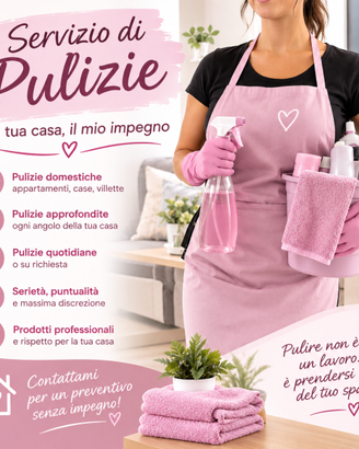 Pulizie, Commessa, Babysitter