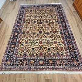 Tapetto persiano annodato a mano di Lana a doppio 