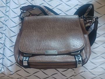 Borsa donna Homme e Femme marrone/cuoio