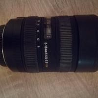 Sigma 8-16 F4.5-5.6 DC HSM attacco Canon EF-S