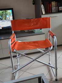 Sedia regista in alluminio 