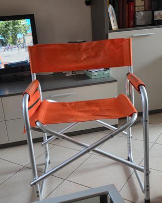 Sedia regista in alluminio 