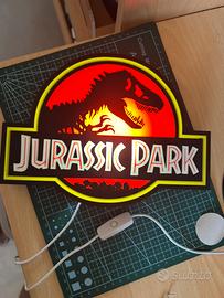 Jurassic park lampada 3d