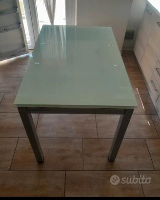 tavolo cristallo cucina 110 l 70