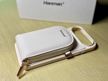 Custodia iPhone 17 Air portafoglio Hanman tracolla
