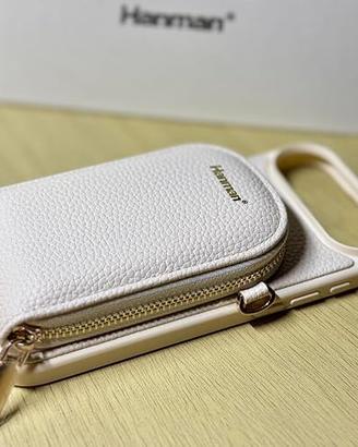 Custodia iPhone 17 Air portafoglio Hanman tracolla